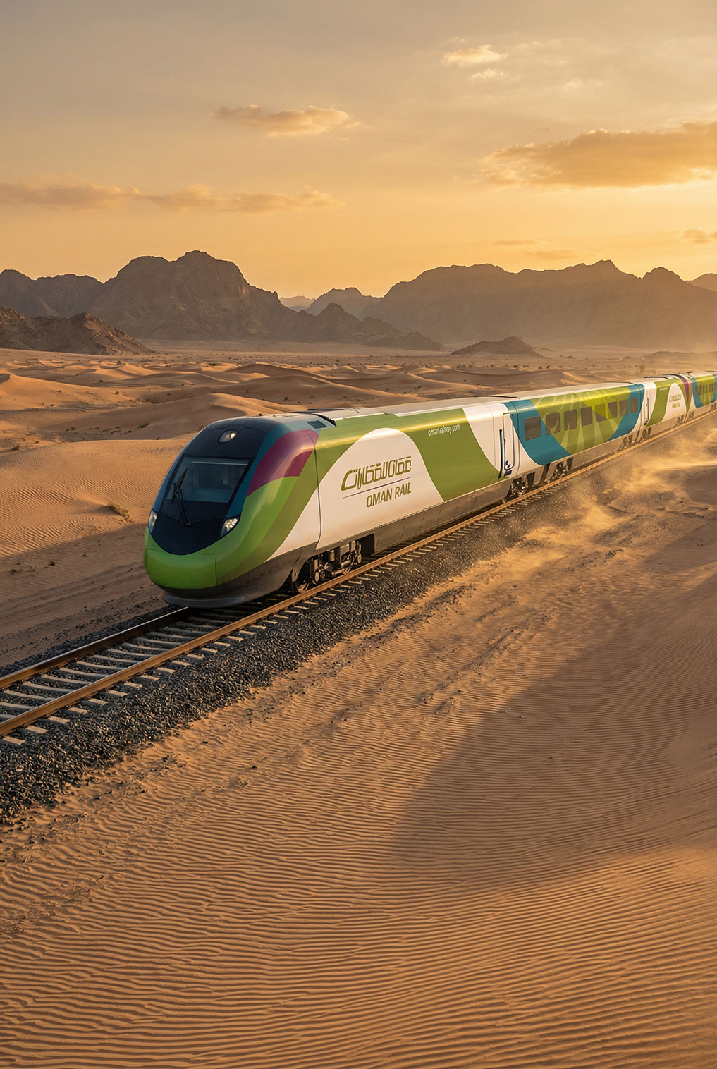 Oman Rail · Branding · Oman - eje