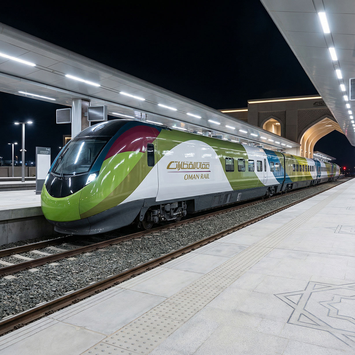 Oman Rail · Branding · Oman - eje