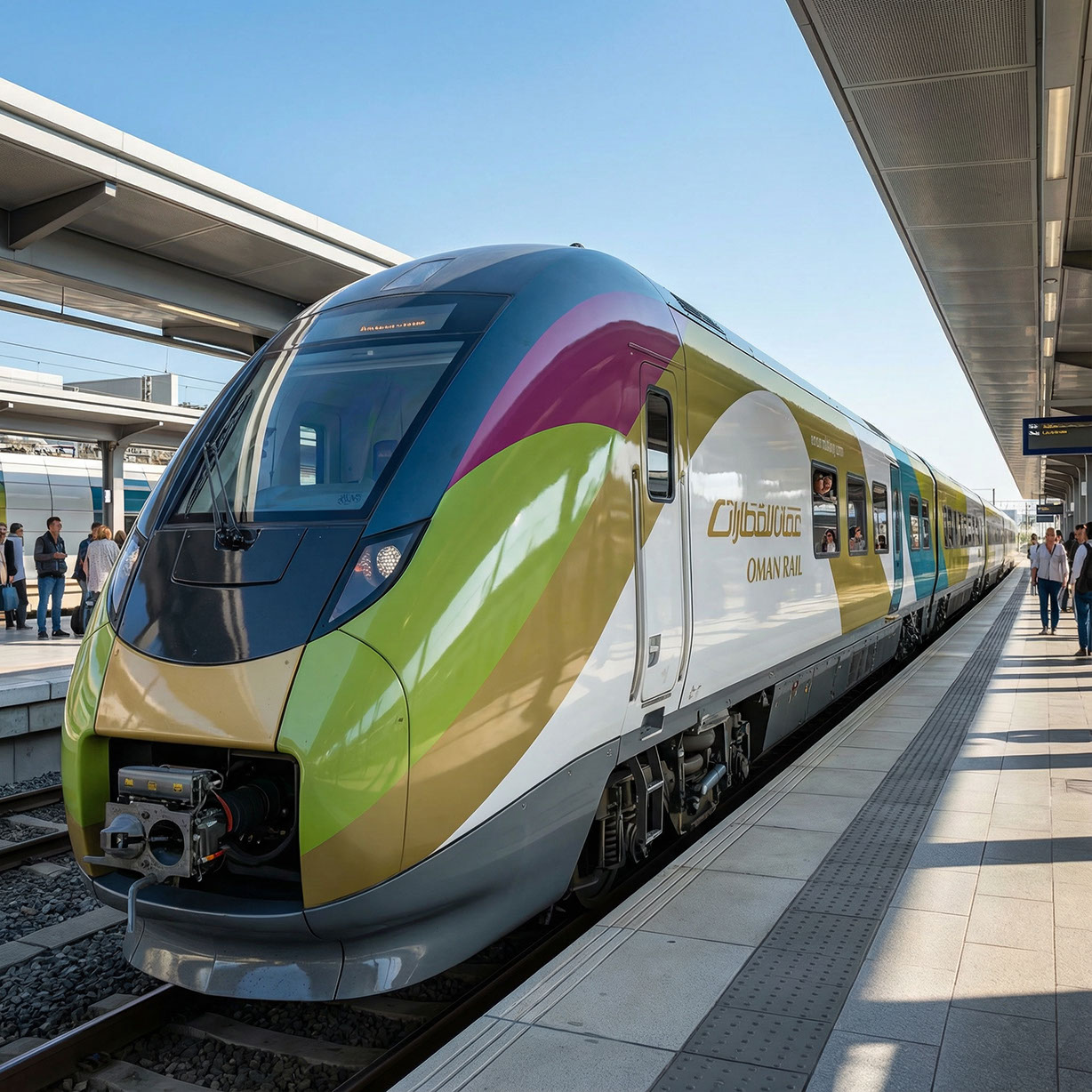 Oman Rail · Branding · Oman - eje