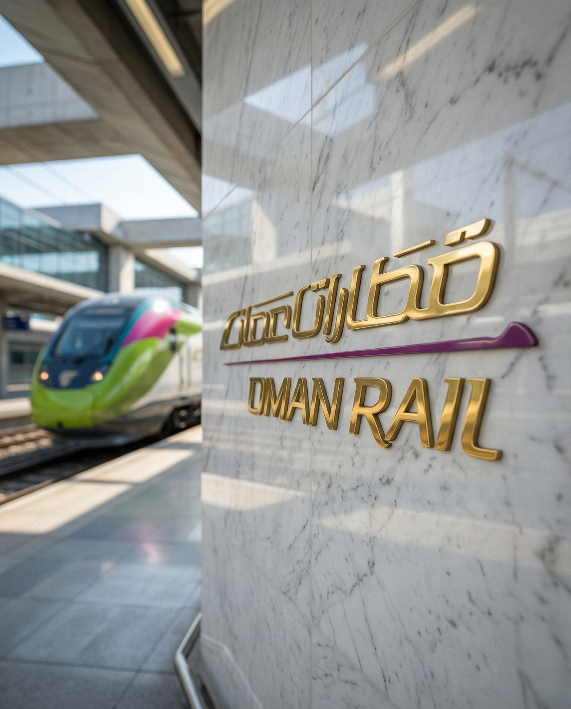 Oman Rail · Branding · Oman - eje