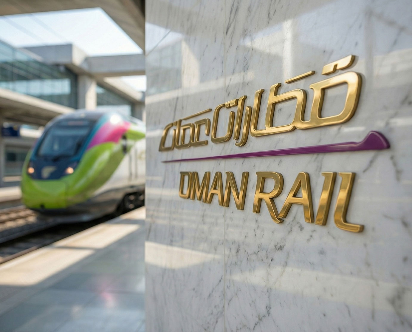 Oman Rail · Branding · Oman - eje