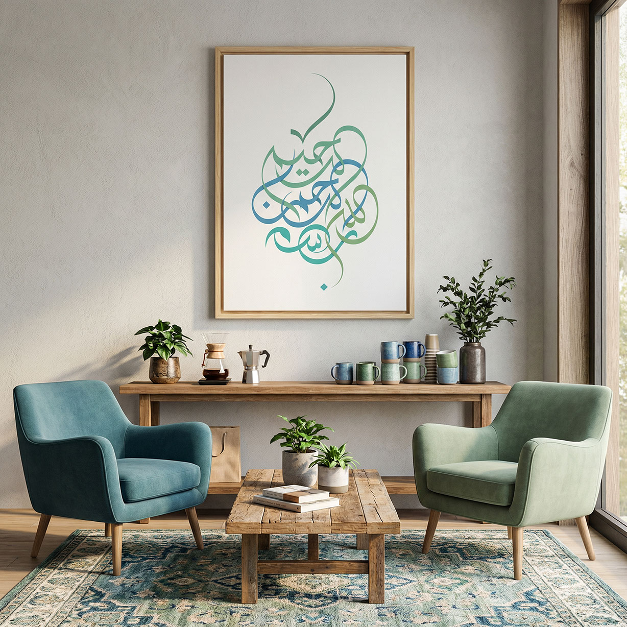 Bismillah Al Rahman Al Rahim · Arabic Calligraphy - eje