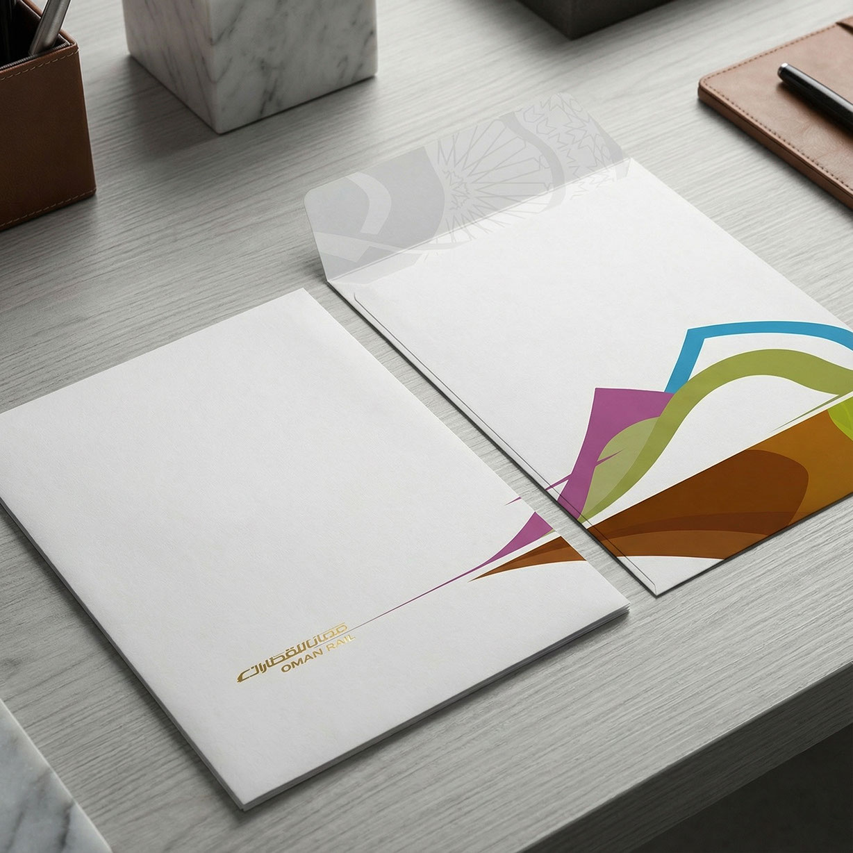 Oman Rail · Branding · Oman - eje