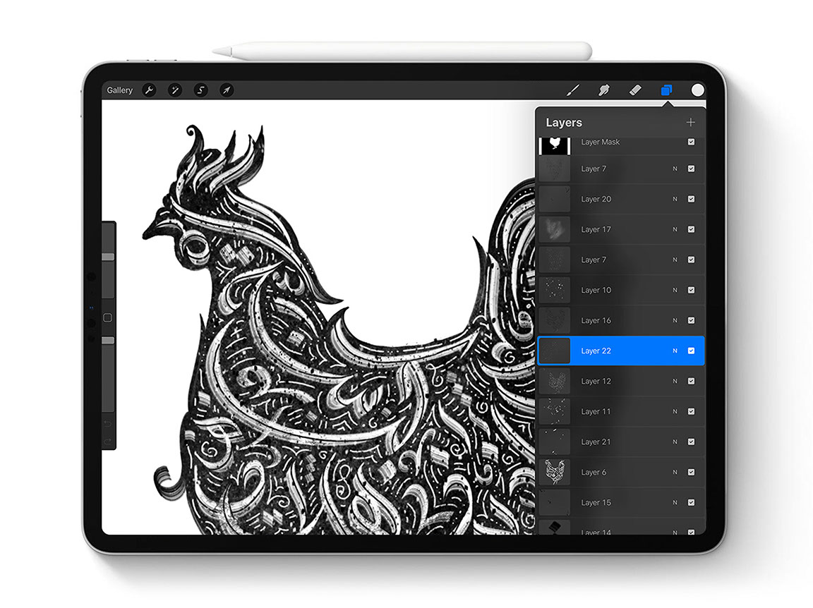 Chicken · Arabic Calligraphy  - eje