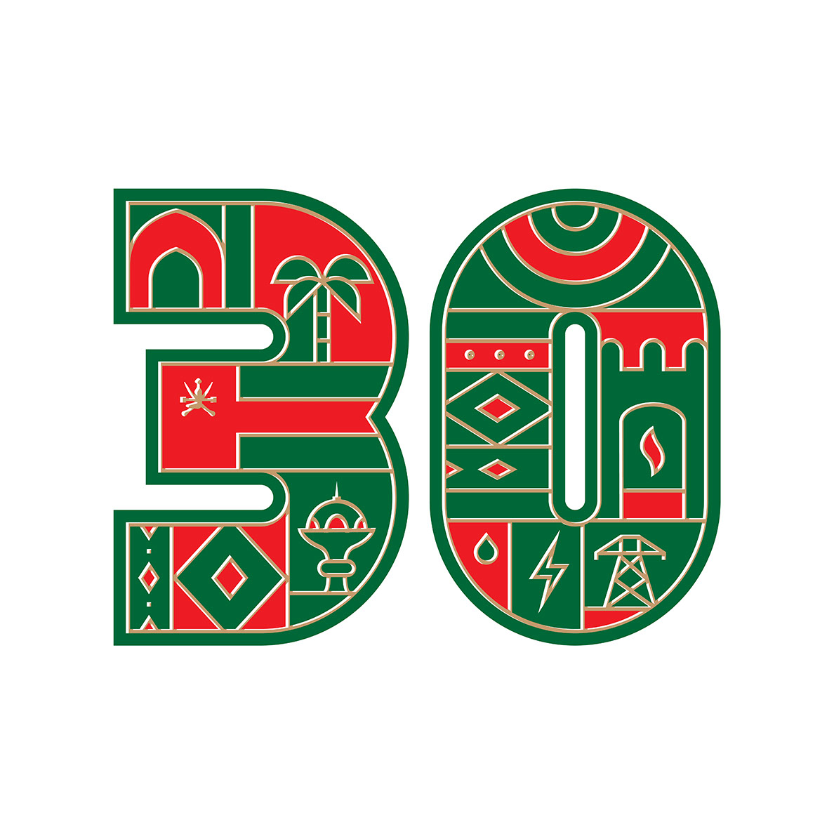 Oman LNG · 30 Years · Branding - eje