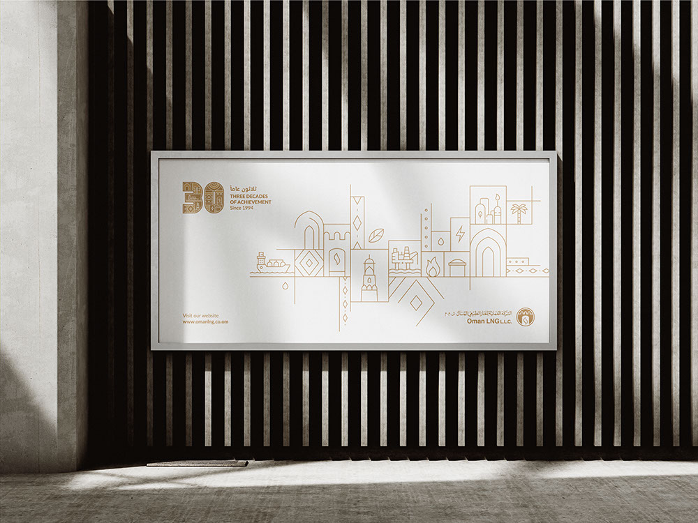 Oman LNG · 30 Years · Branding - eje
