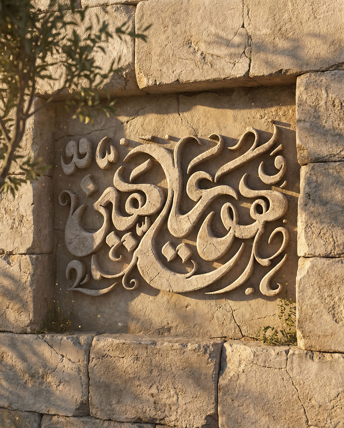 Huwa 'Alay-ya Hayyin · Arabic Calligraphy  - eje