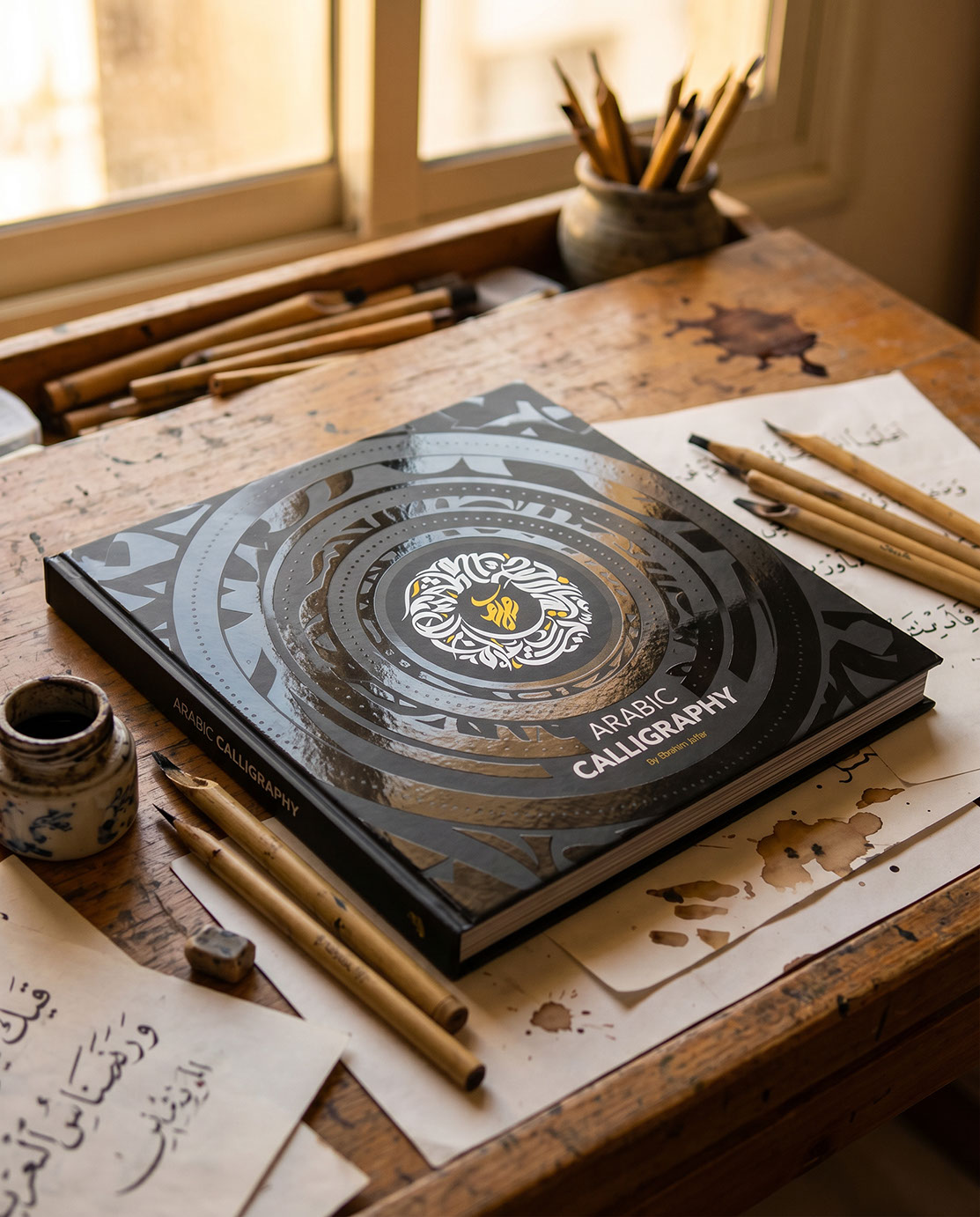 Arabic Calligraphy Book By Ebrahim Jaffar - eje