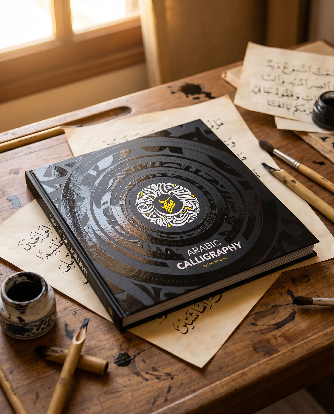 Arabic Calligraphy Book By Ebrahim Jaffar - eje